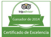 Certificado de Excelencia Tripadvisor 2014